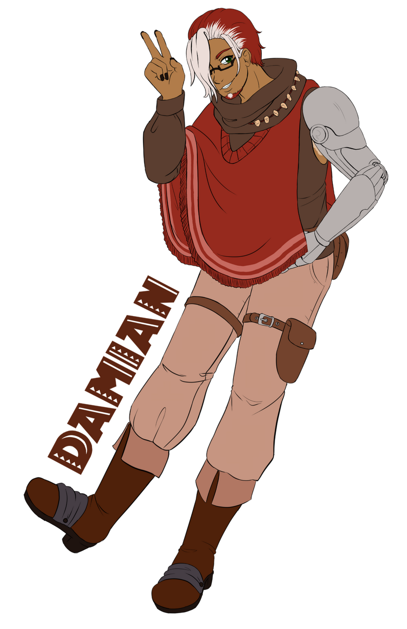 Man with Mechanical Arm