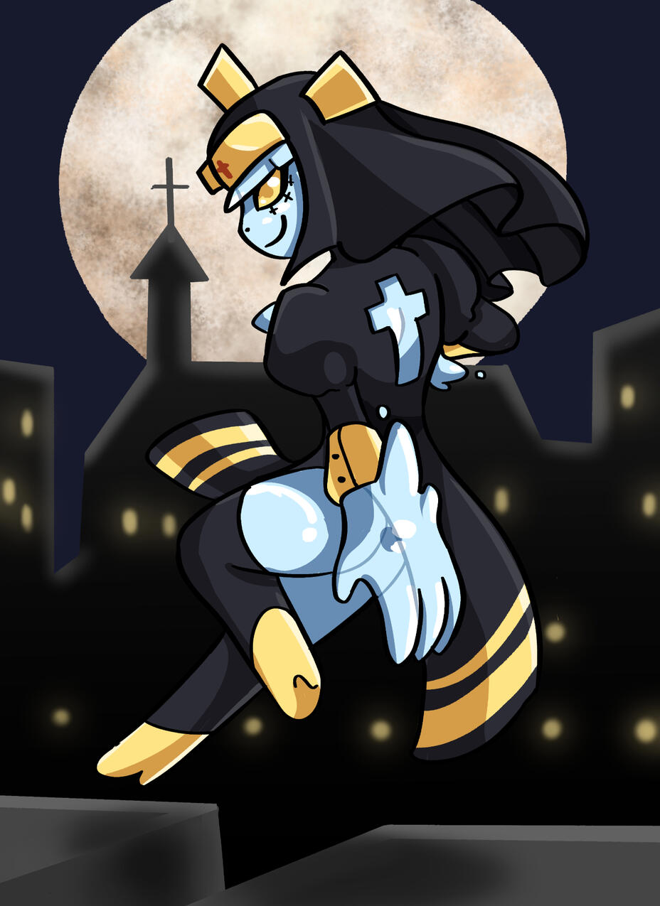 water elemental nun at night