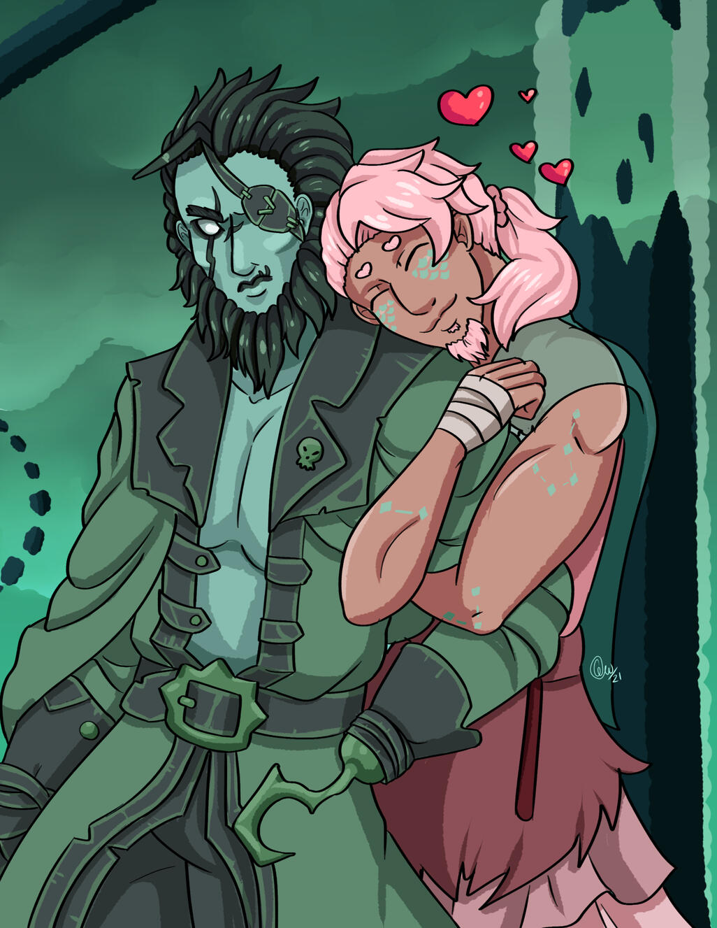 pirate and sea of thieve's ferryman