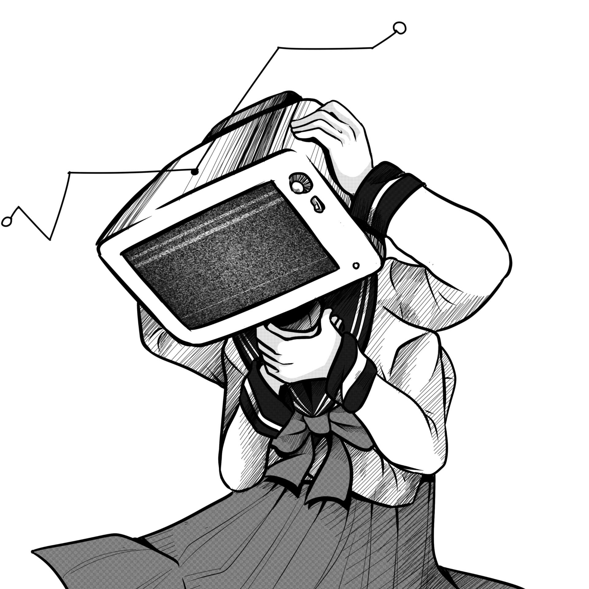 Gumi's TV Head character from Echo
